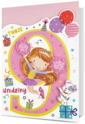 Karnet B6 Urodziny 9 - Pan Dragon