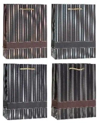 Torebka ozdobna 18x23x8cm hot-stamp mix ROZETTE