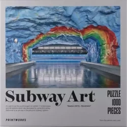 Puzzle 1000 Subway Art - Rainbow - PRINTWORKS