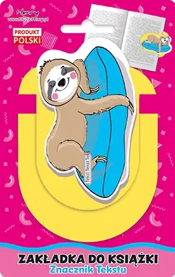 Zakładka znacznik - Śpiący leniwiec - Henry