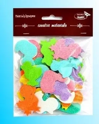 Pisklaki brokatowe 56szt - Galeria Hobby