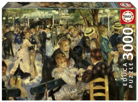 Puzzle 3000 Bal w Moulin de la Galette, Renoir - Educa