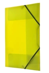 Teczka z gumką nar. A4 żółta BT624-Y - Tetis