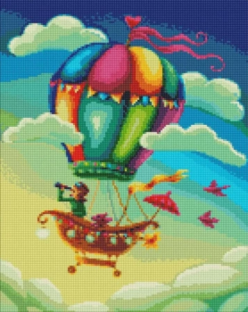 Diamentowa mozaika - Wędrowcy 40x50cm - Ideyka