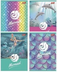 Zeszyt A5/16K linia podwójna 2-kolor MIX (15szt) - UNIPAP