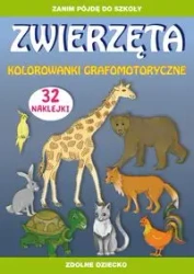 Zwierzęta. Kolorowanki grafomotoryczne - Beata Guzowska