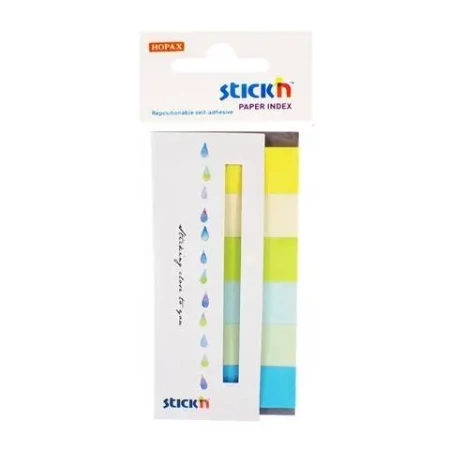 Zakładki indeks. papierowe mix 6 kol. neon Summer - Stickn