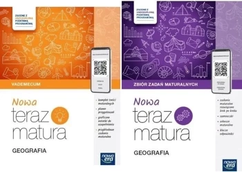 2W1 NOWA TERAZ MATURA GEOGRAFIA VADEMECUM + ZBIÓR ZADAŃ MATURA 2025
