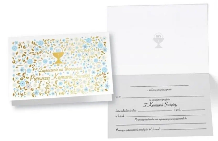 Zaproszenie PMZ-089 Komunia - Passion Cards