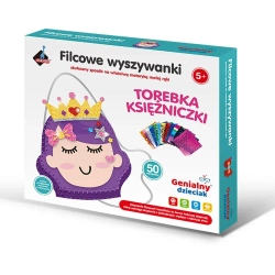 Filcowe wyszywanki - torebka księżniczka - Askato