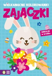 Wielkanocne kolorowanki. Zajączki - Zuzanna Tomasiak