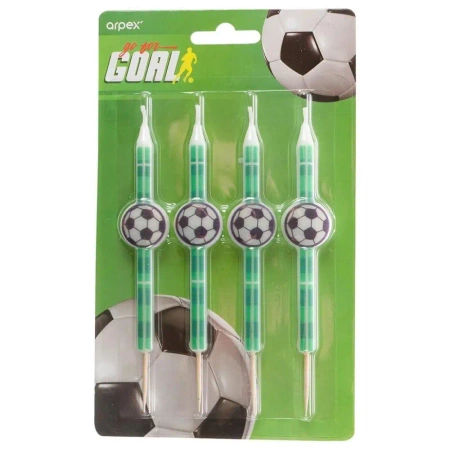 Świeczki Gol! 10,5cm 4szt - Arpex