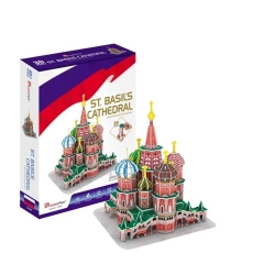 Puzzle 3D Katedra Świętego Bazyla - Cubic Fun
