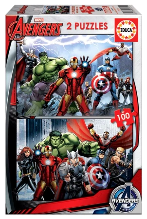 Puzzle 2x100 Avengers 110656 - Educa