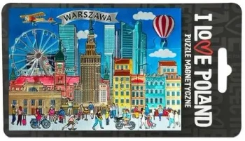 Magnes puzzle Warszawa ILP-MAG-PUZZ-WAR-03 - Pan Dragon