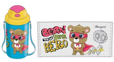Bidon 500ml Miś - Superbohater FRESH