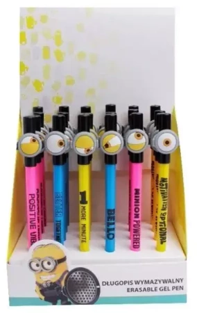 Długopis wymazywalny Minionki (24szt) - Beniamin