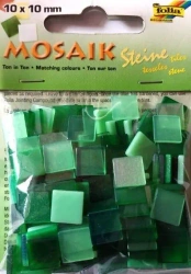 Mozaika 10x10mm zielona - Galeria Hobby