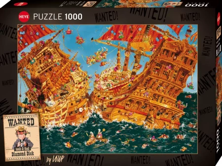 Puzzle 1000 elementów. Wanted! Dick, Loup