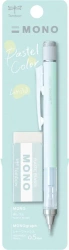 Ołówek automat, Mono Graph 0,5mm pastel + gumka - Praca zbiorowa
