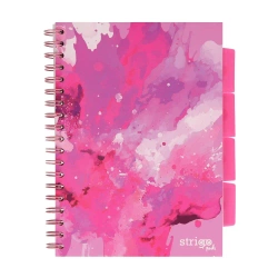 Kołozeszyt Pads B5/100K kratka Fusion różowy - Strigo