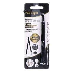 Cyrkiel automatyczny ze skuwką czarny - Strigo