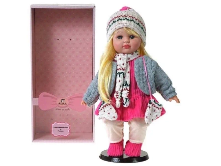 Lalka 40cm w zimowym ubranku - ADAR