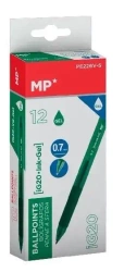 Długopis żelowy zielony (12szt) - MP Main Paper