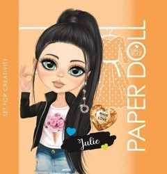 Kolorowanka 140x140 Lalka do wycinania Julie - Fresh