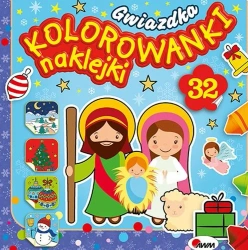 Kolorowanki naklejki Gwiazdka - opracowanie zbiorowe