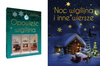 Książki świąteczne Opowieść wigilijna + Noc wigilijna i inne wiersze - Charles Dickens