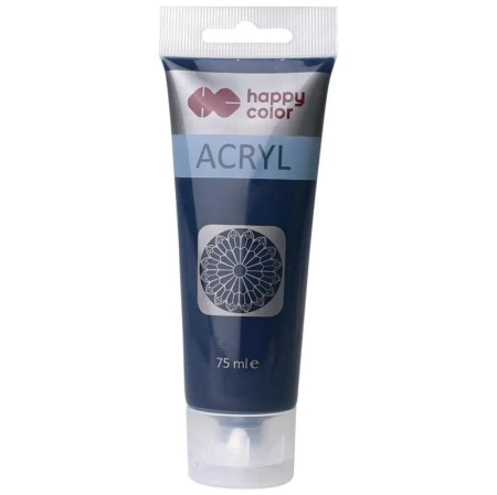 Farba akrylowa 75ml błękit pruski HAPPY COLOR - GDD