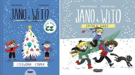 Czerwona czapka Jano i Wito uczą mówić Cz + Zapach Świąt PAK Wiola Wołoszyn - Wiola Wołoszyn