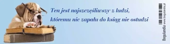 Zakładka do książki - Ten jest najszczęśliwszy z ludzi...