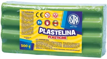 Plastelina 500 g, zielona