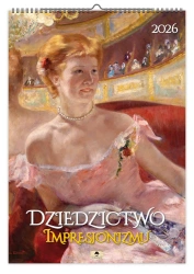 Kalendarz 2026 A2 ścienny impresjonizm - Pan Kalendarzyk