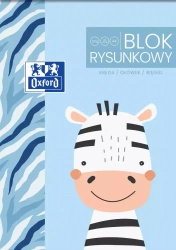 Blok rysunkowy A4/20k biały 120g Oxford Kids A 20