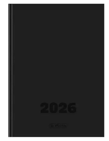 Kalendarz 2026 A4 dzienny Szefa DTP czarny HERLITZ