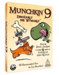 Munchkin 9 Dinożarły Nie Wymarły BLACK MONK - Jackson Steve Autor:, John Ilustracje: Kovalic