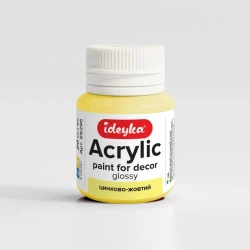 Farba akrylowa Żółty cynkowy 20ml - Ideyka