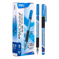 Pióro kulkowe Arrow Pro 0,7mm niebieskie (12szt) - DELI