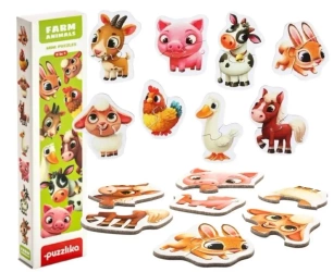 Puzzle Zwierzęta gospodarskie - Cubika