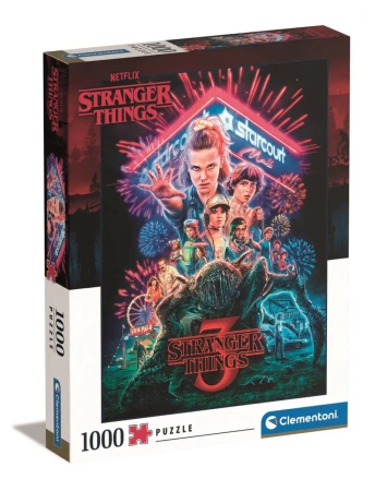 Puzzle 1000 Netfix Stranger Things - Clementoni