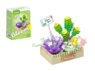 Klocki Sukulenty doniczka zielona 232el - Immaster-Koco