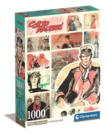 Puzzle 1000 Compact Corto Maltese - Clementoni