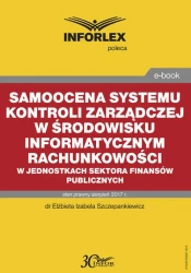 eBook Samoocena systemu kontroli zarządczej w środowisku informatycznym rachunkowości w jednostkach sektora finansów publicznych - Elżbieta Izabela Szczepankiewicz