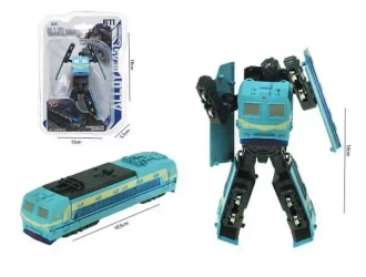 Robot pociąg 10cm metal E2018-01