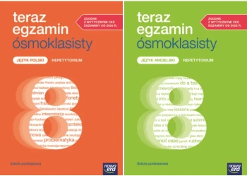 2W1 TERAZ EGZAMIN ÓSMOKLASISTY JĘZYK ANGIELSKI + JĘZYK POLSKI - Opracowanie zbiorowe