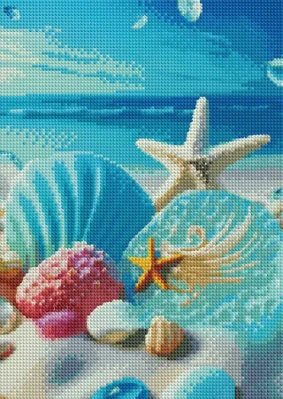 Diamentowa mozaika Skarby wybrzeża 30x40cm 2001390 - Norimpex