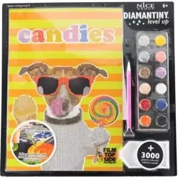 Mozaika diamentowa Level Up - Pies Candies - Nice Group